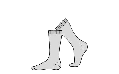 Abnormaal efficiënt vingerafdruk Sokken met logo | Bestel bij de Sokken Specialist!